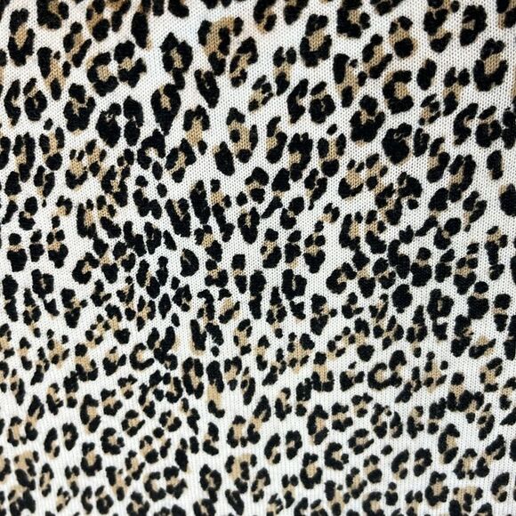 Talbots Top Leopard Animal Print size XL - Picture 6 of 9